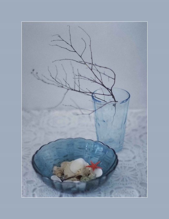 С ракушками....