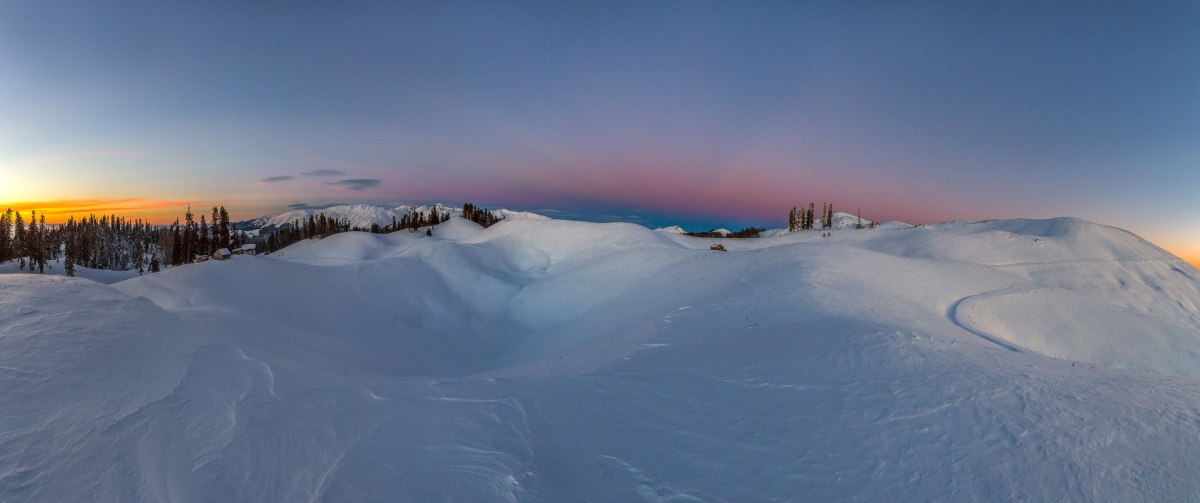 Цветные сумерки.