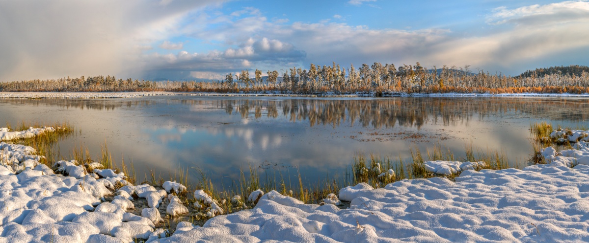 Первый снег.