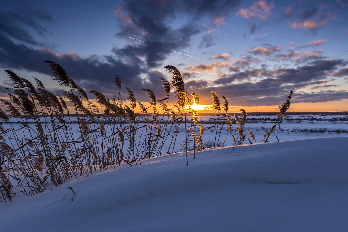 Камышовый закат!