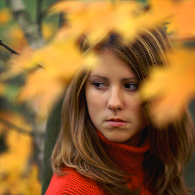 портрет. краски осени