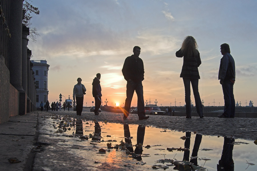 осенний Питерский закат