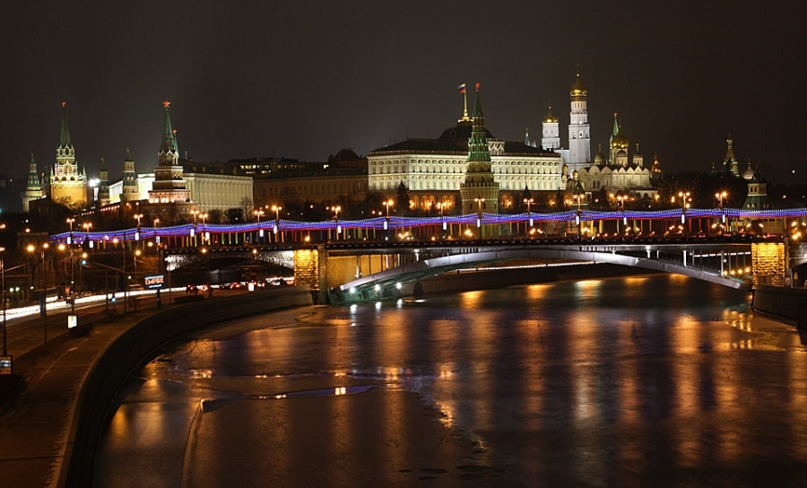 Ночной Кремль