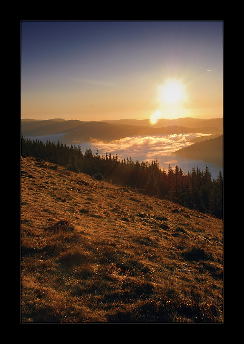 Рассвет по-карпатски