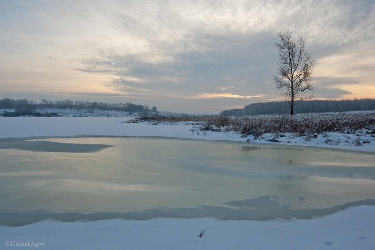 Утро в холодных тонах