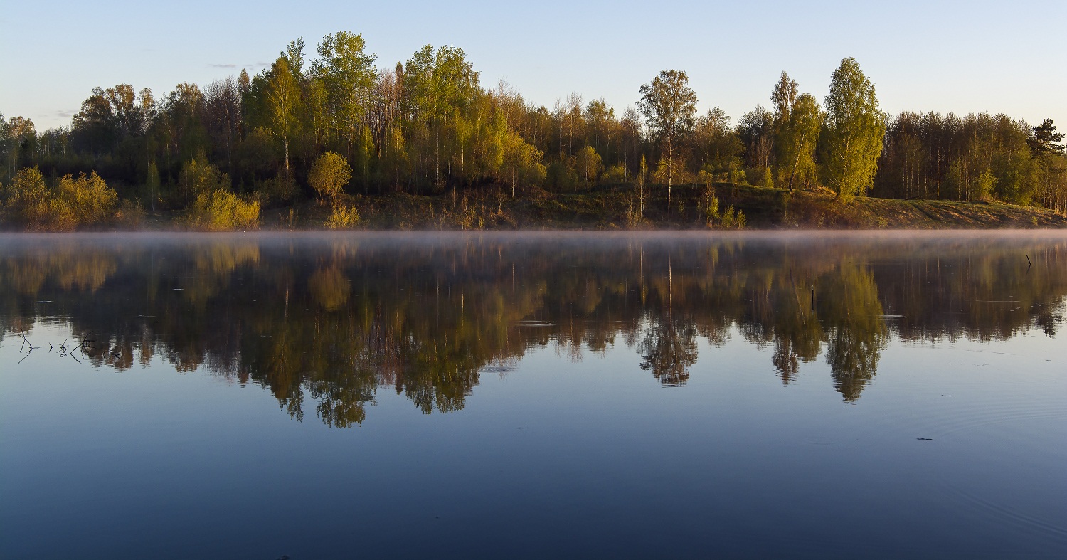Ранним утром.