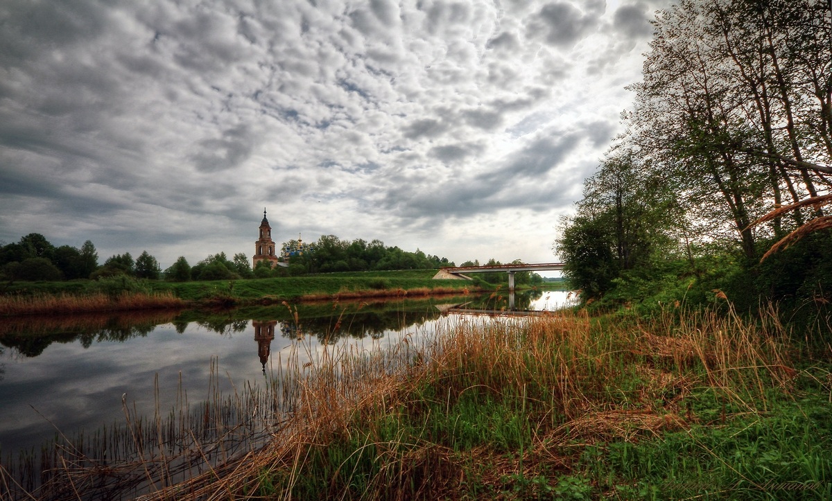 Облака над Дубной.