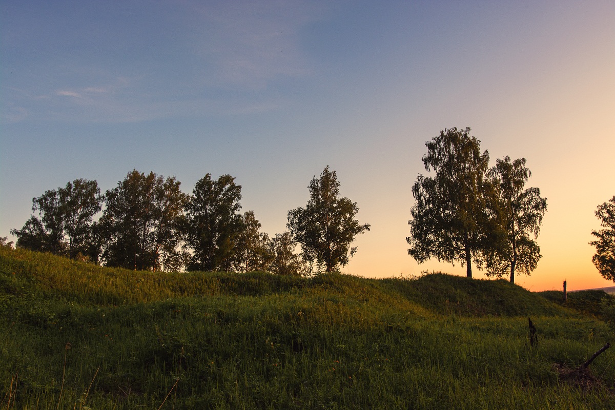 На исходе дня.