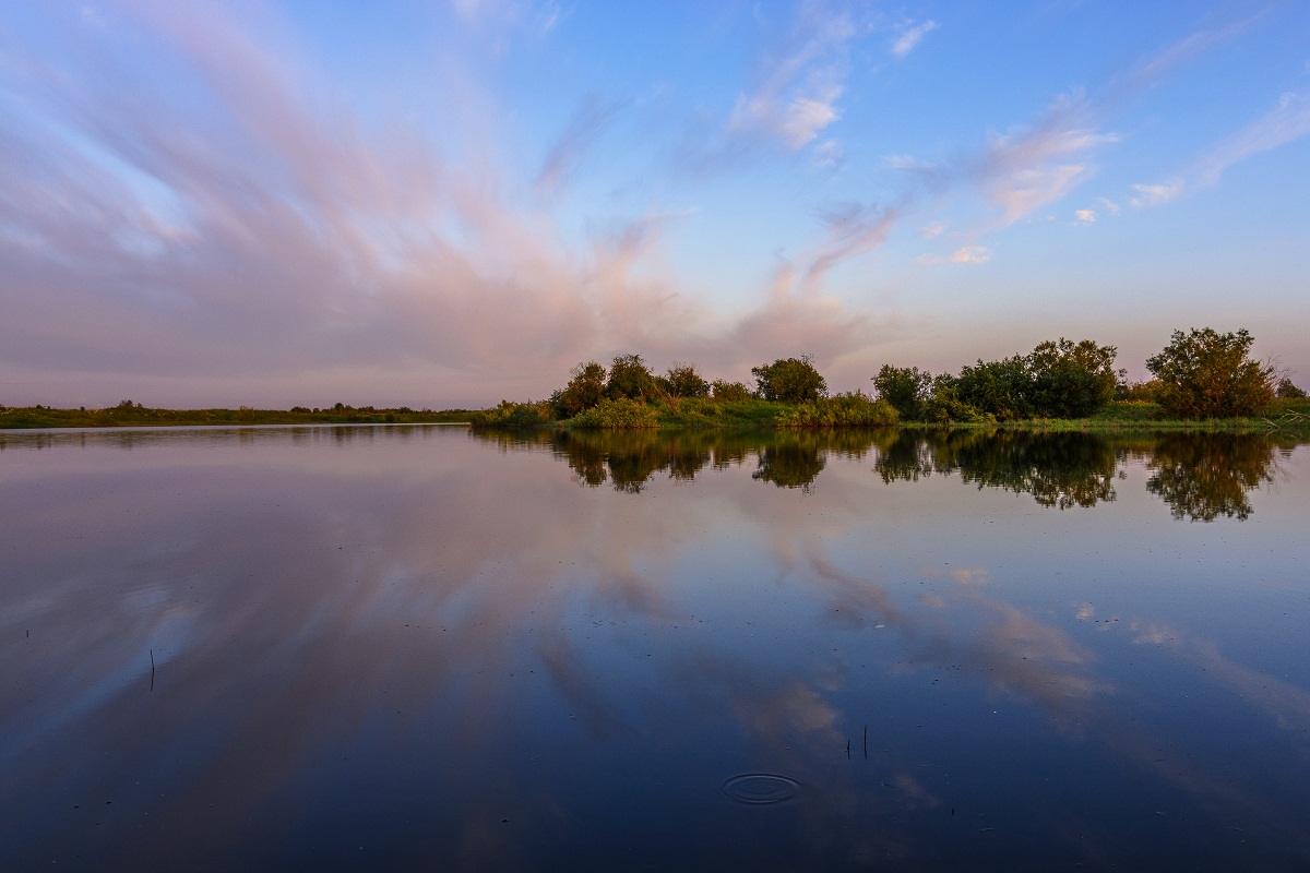 Закат в отражении.(2)