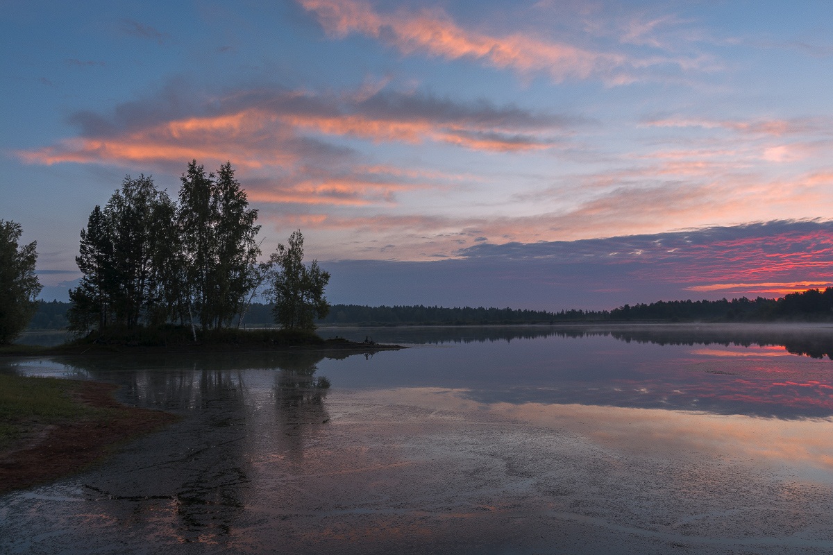 Ранним утром.