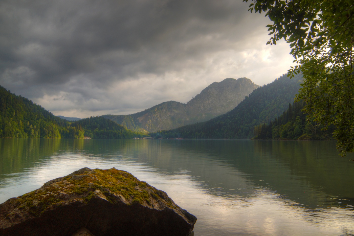 Рица. Закат.