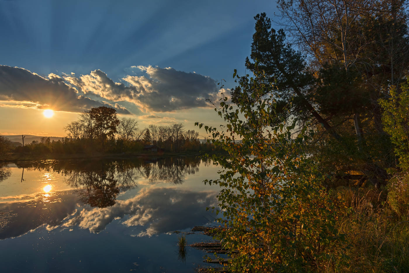 Вечерние лучи