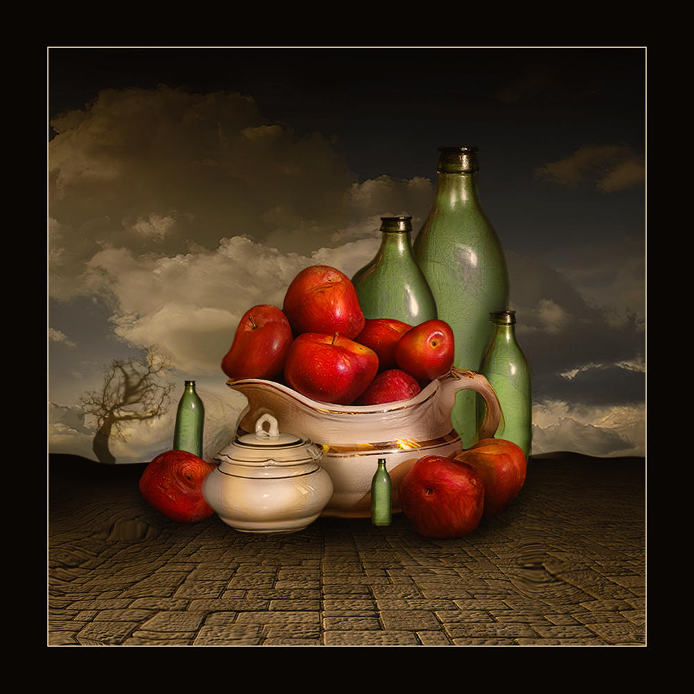 сливы на пленэре