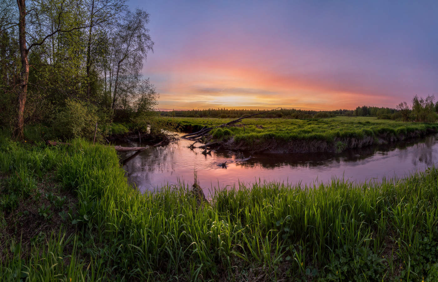 Весенние сумерки.