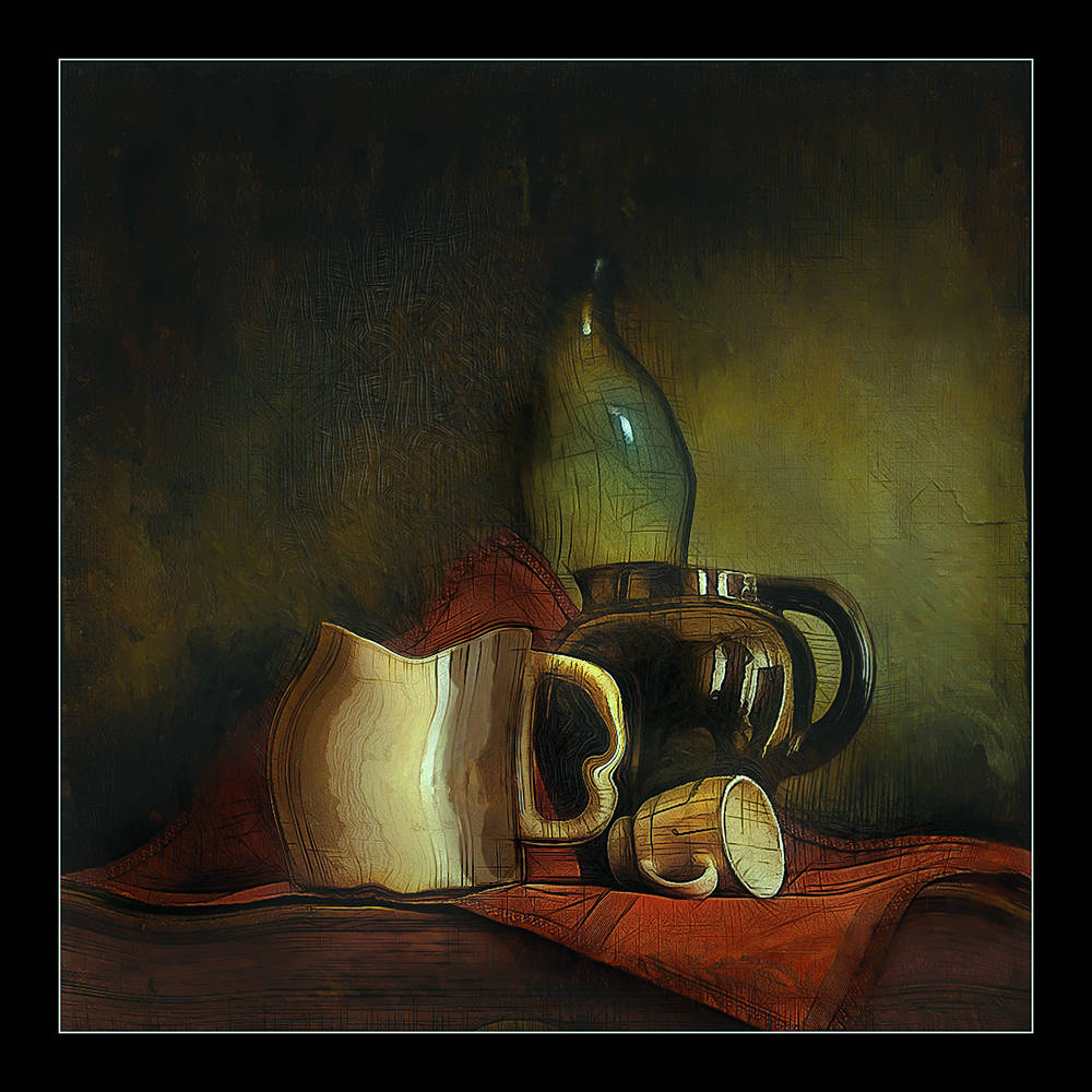 белая кружка