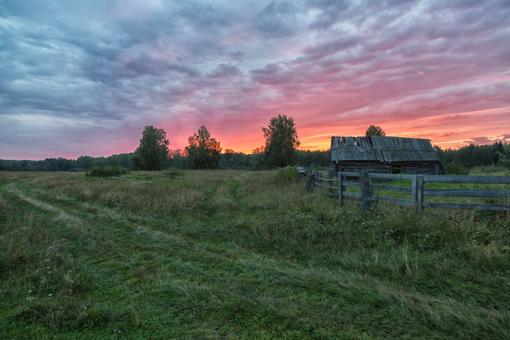 Закат над Туйлой