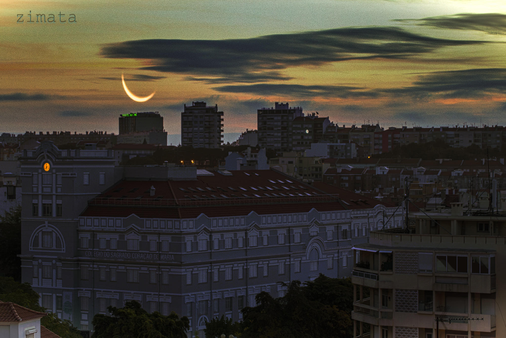 убывающая луна