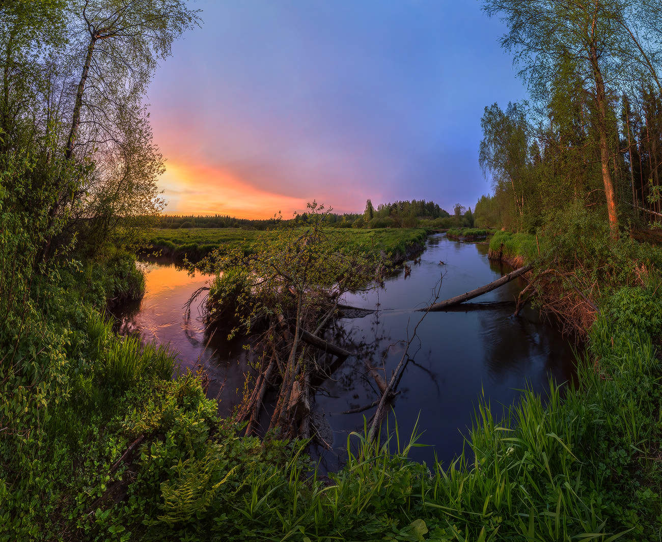 Весенняя река.