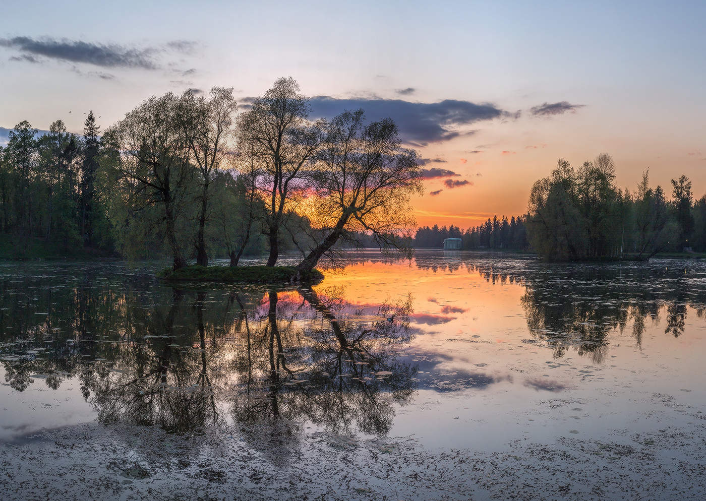 Гладь воды.