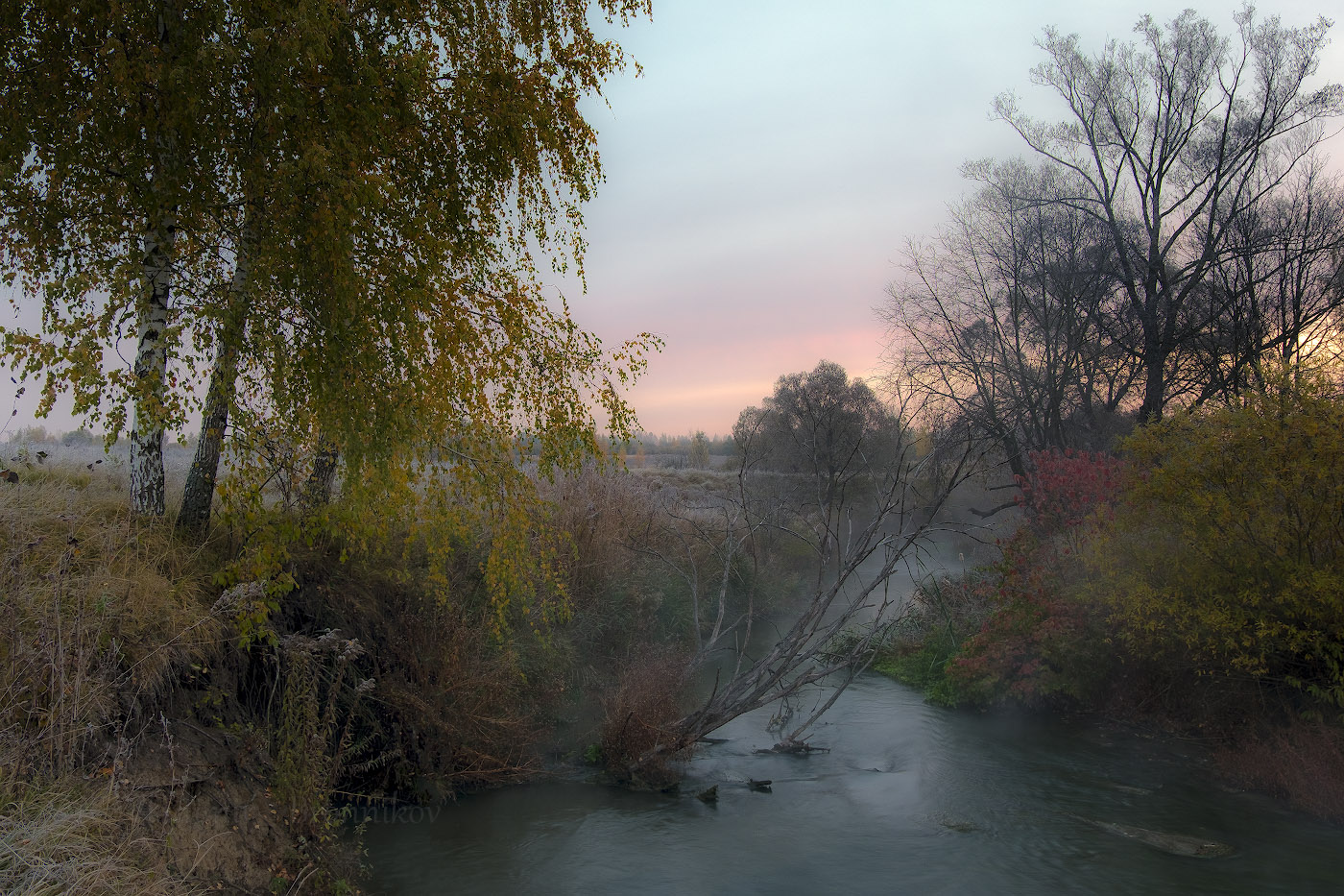 Туман,иней....