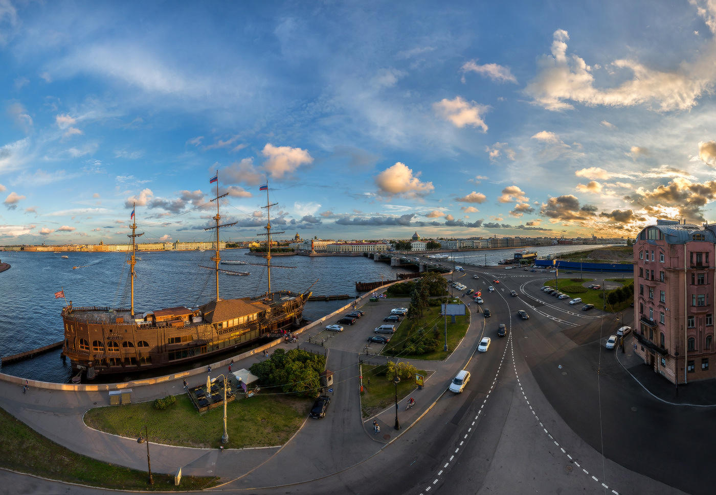 Летний вечер.