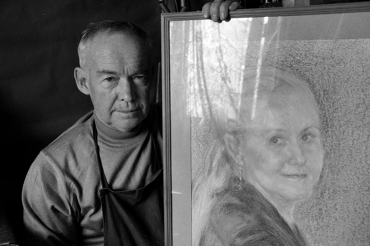 Скульптор и художник А.Каблуков. Брянск. 2014 г.