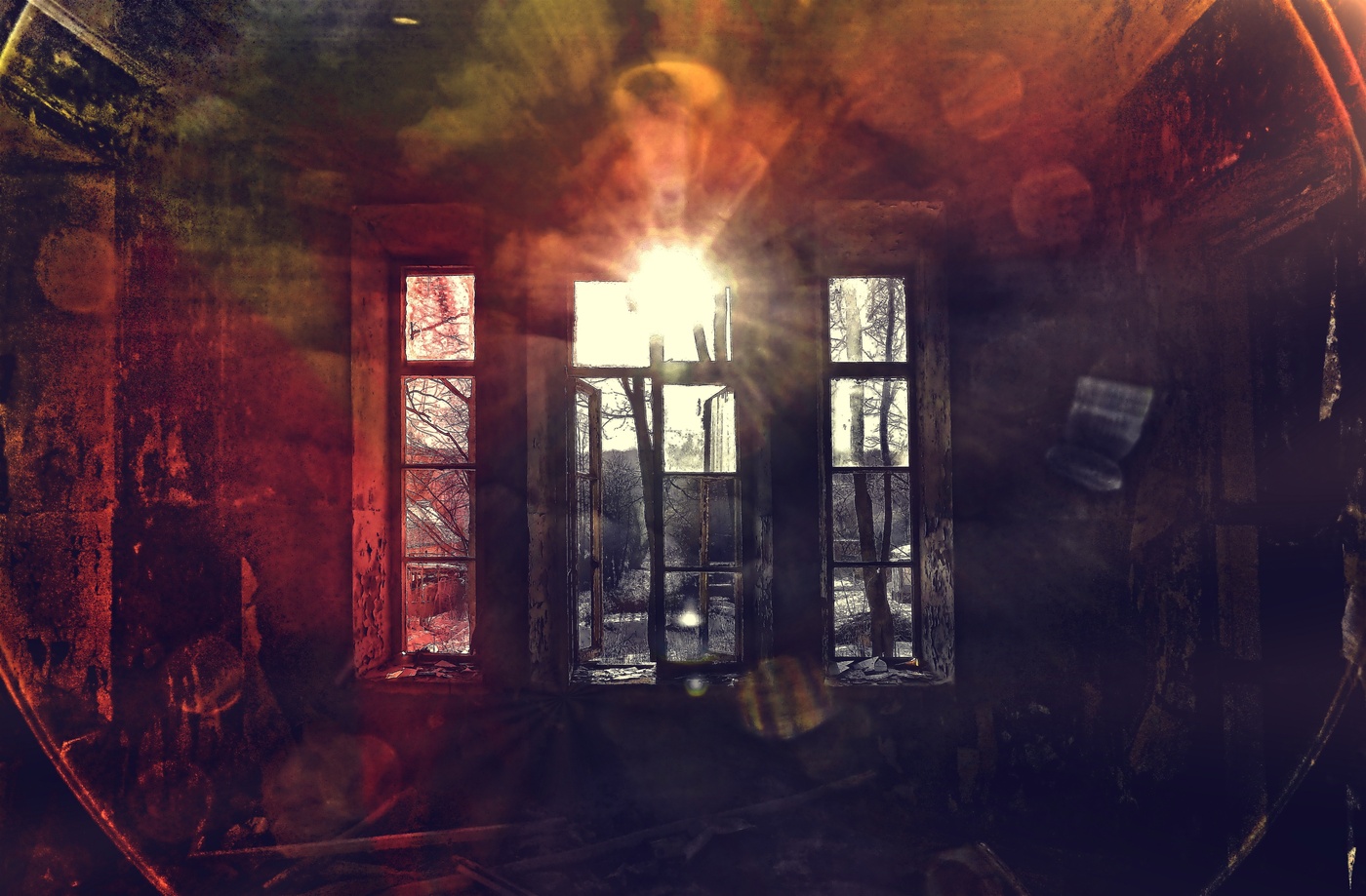 In einem verlassenen Herrenhaus