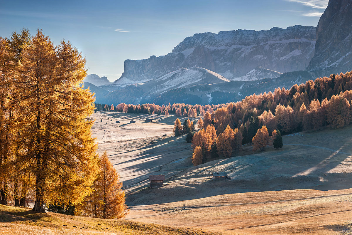 Ясное утро в Альпах