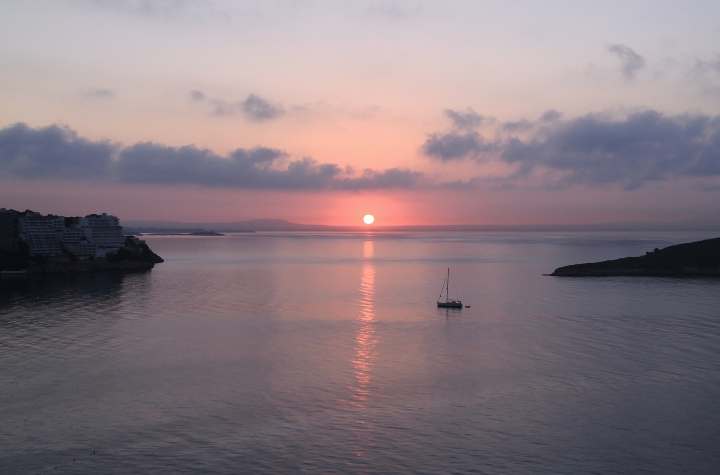 Розовый закат