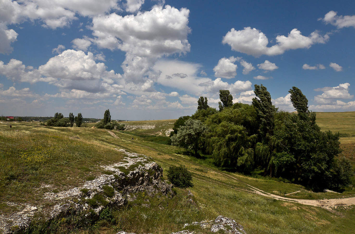 Ясный день.