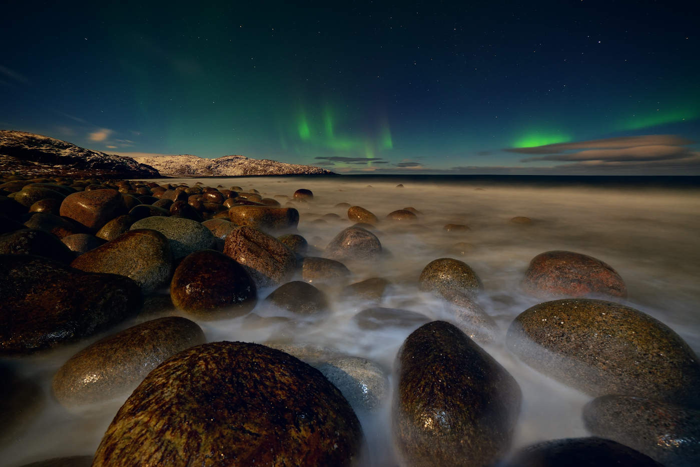 В Териберке штормит немного