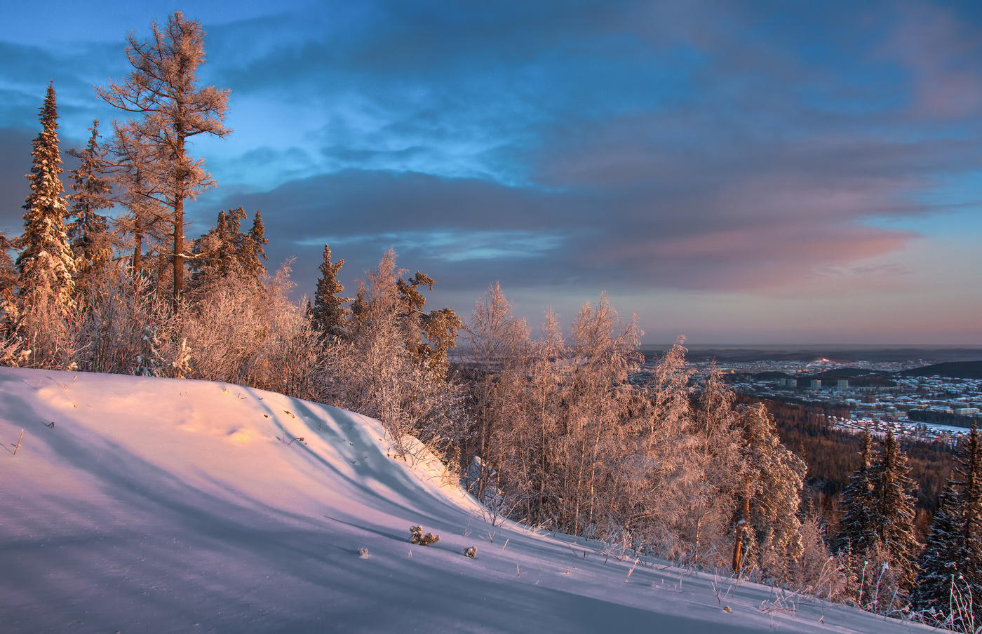 Зимний склон