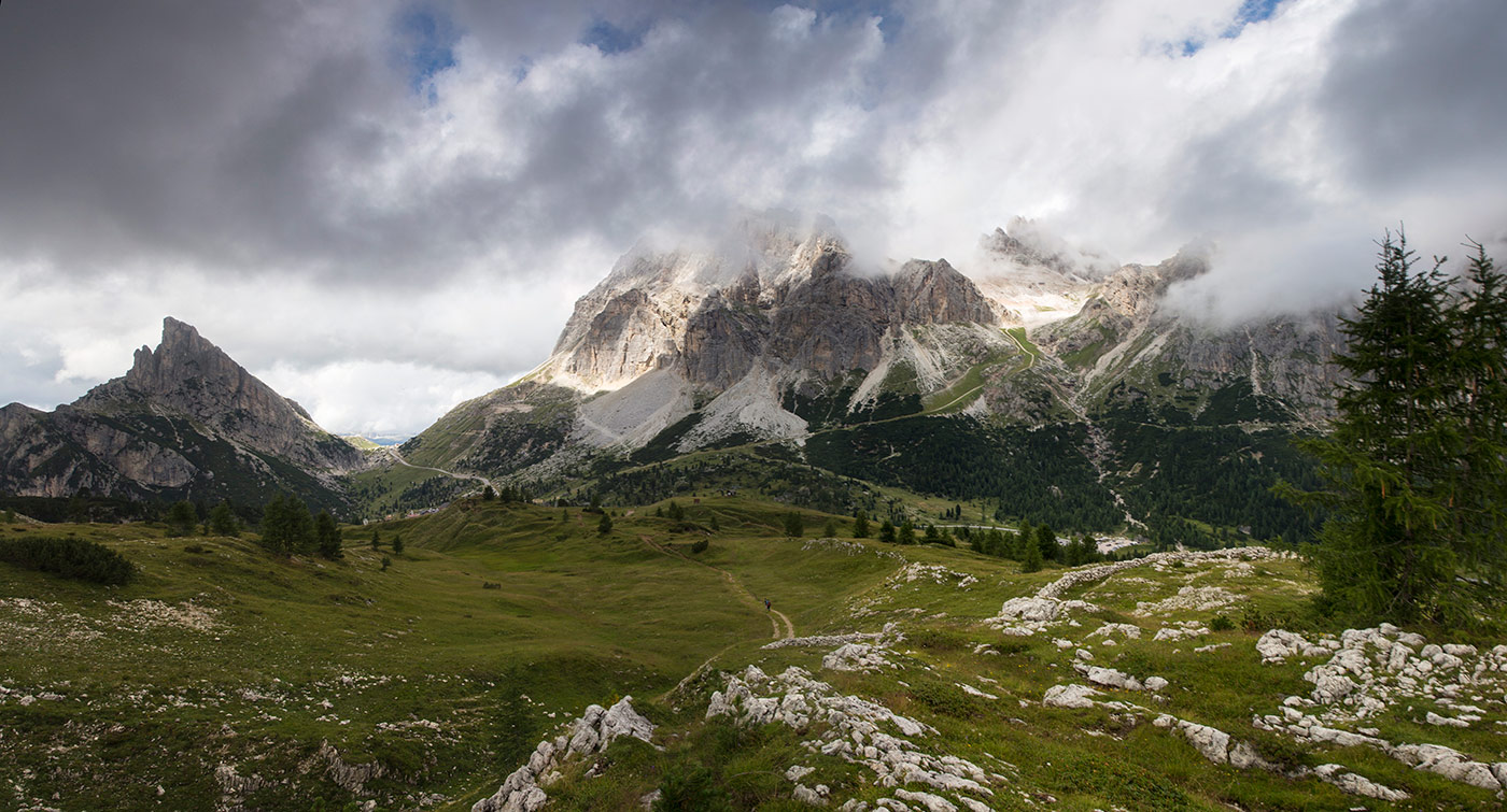 Вид на перевал