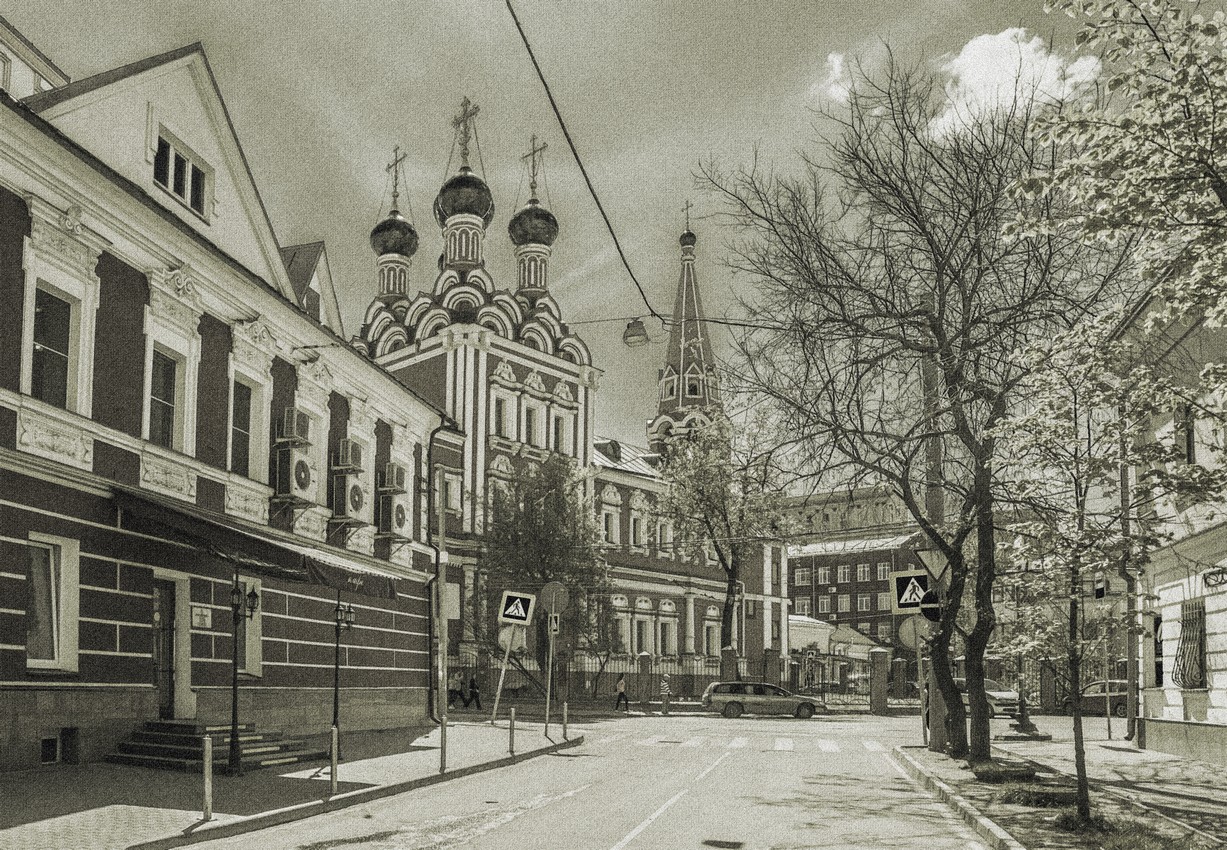 Вид на храм.