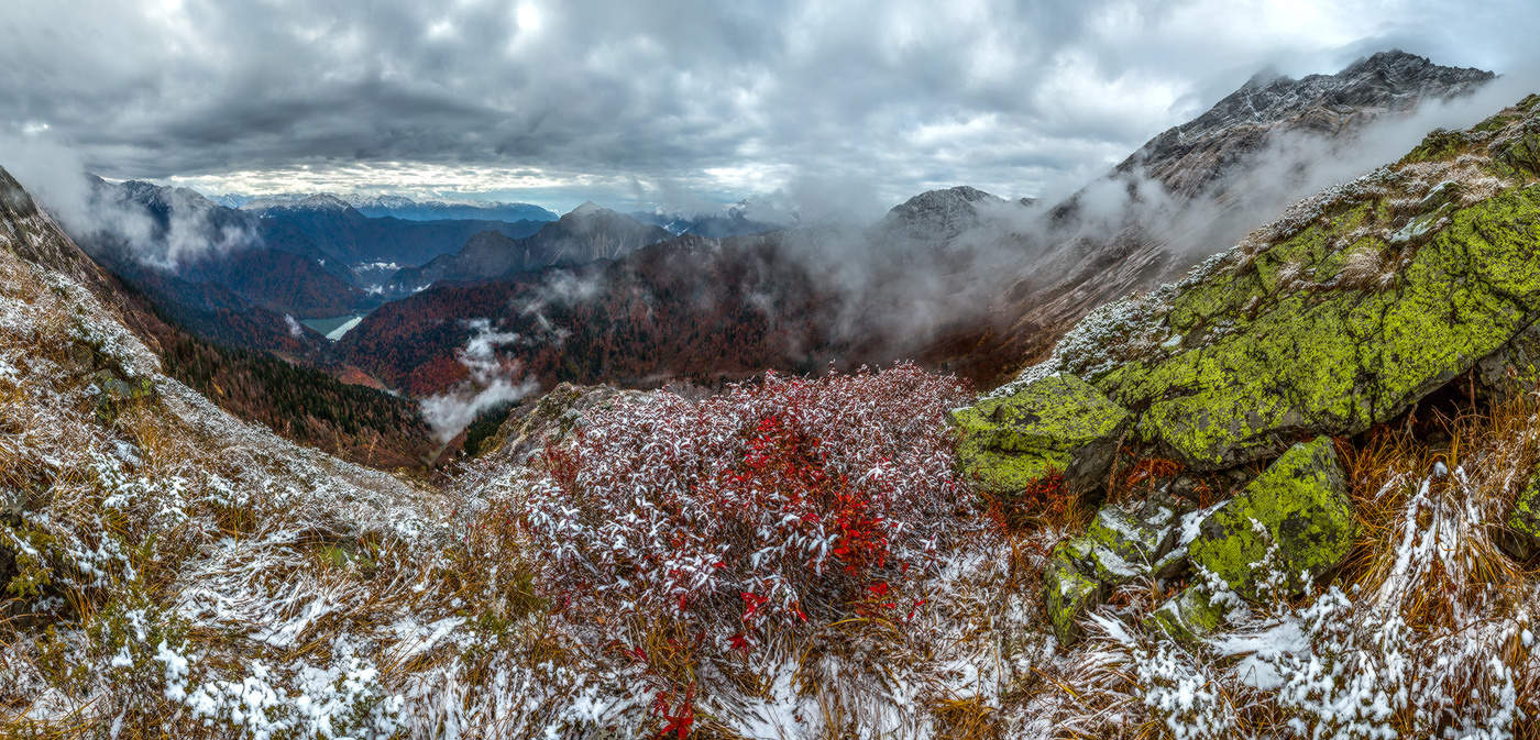 Первый снег.