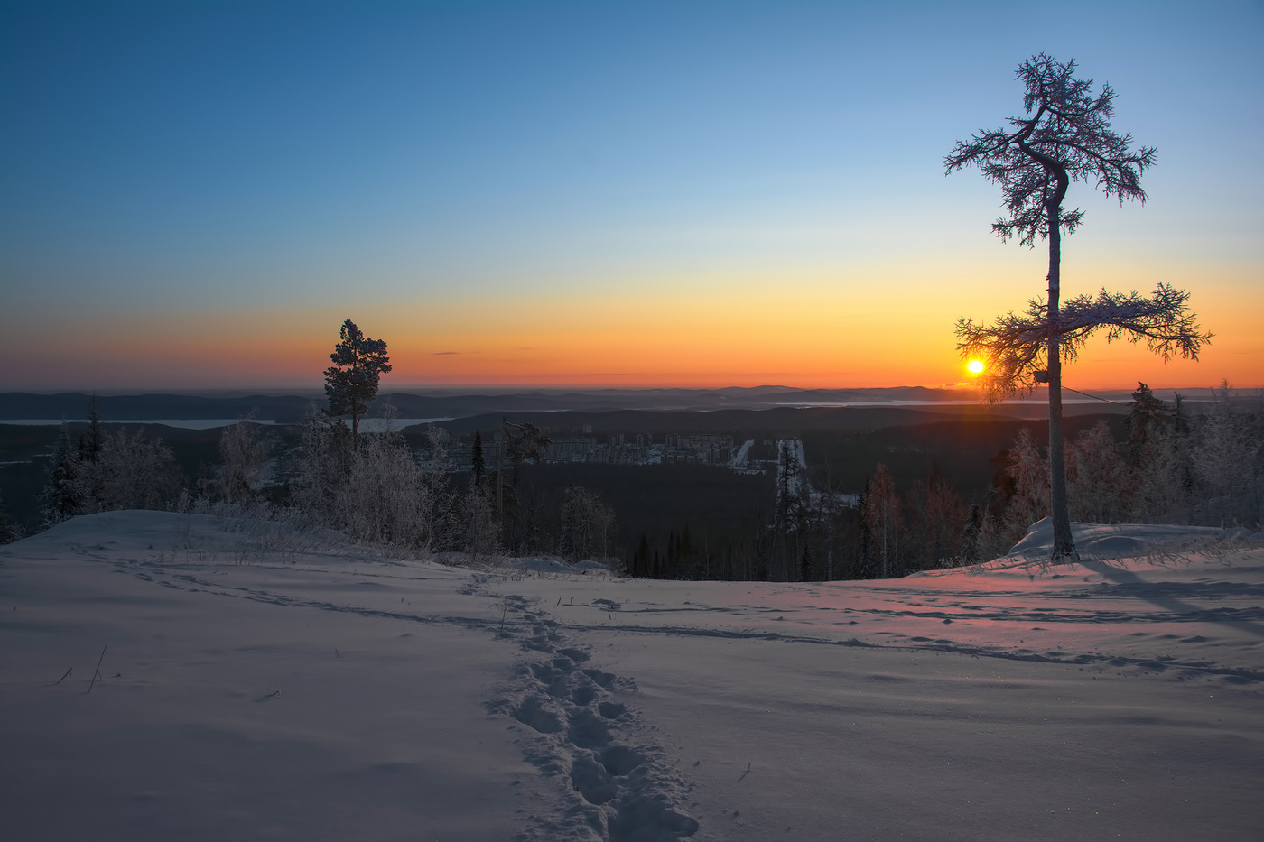 Следы на вершине