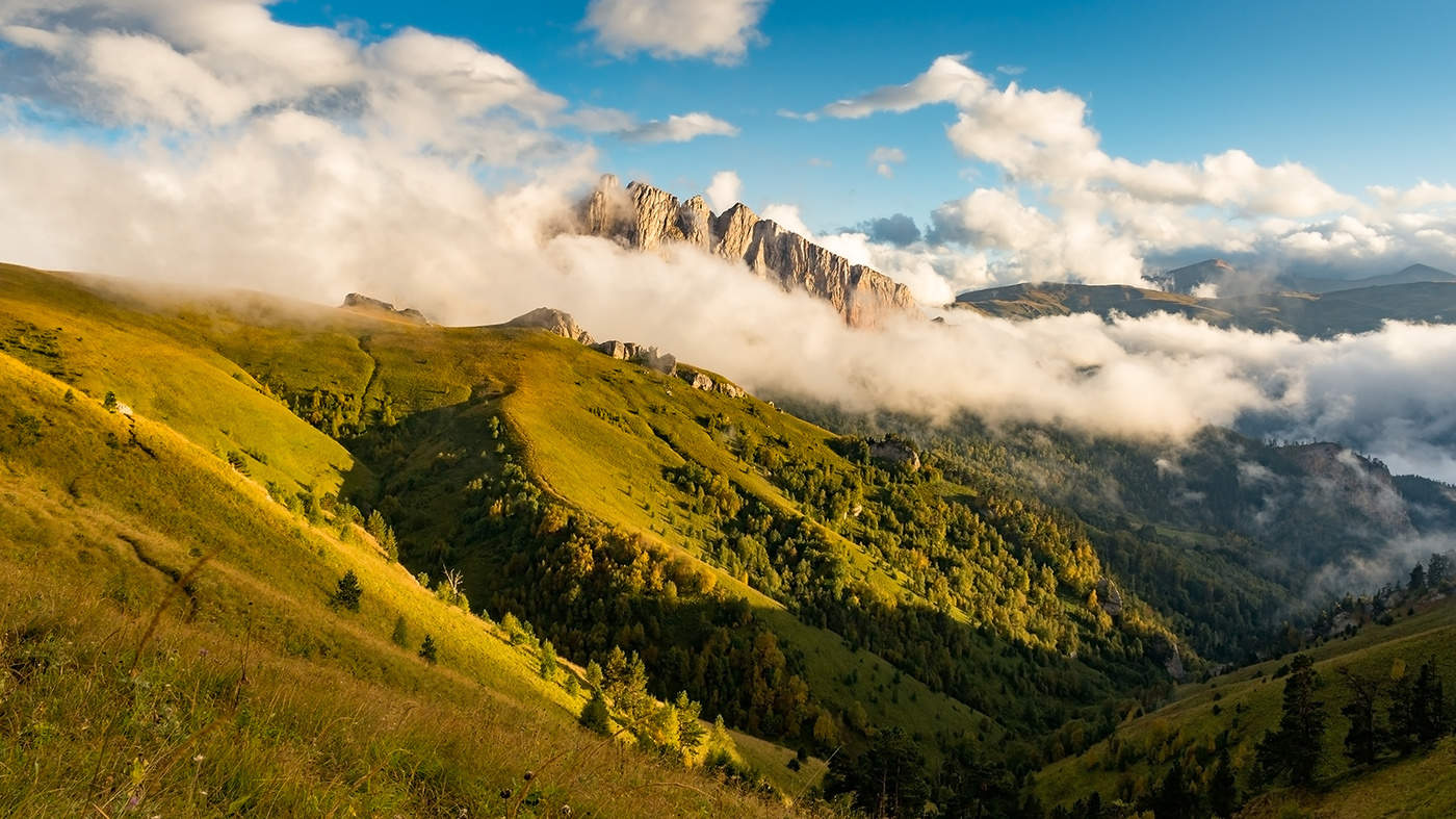 Гуляли мы с осенью