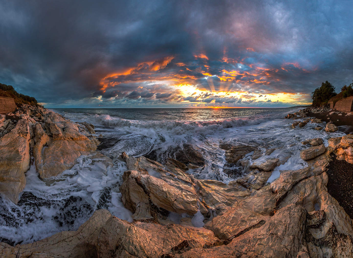 Морской закат.