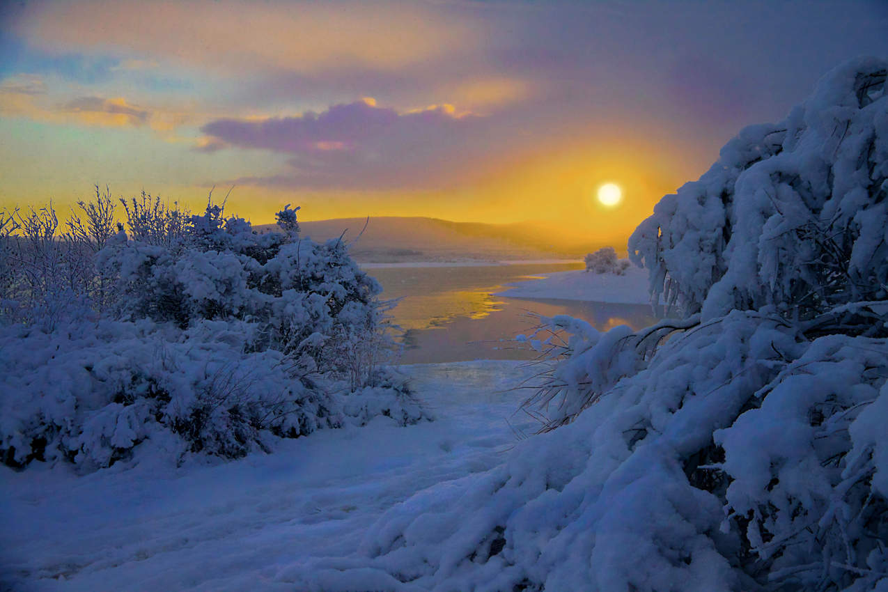 Утро января.