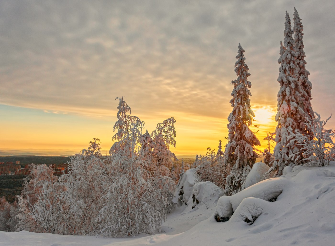 Зимнее солнце