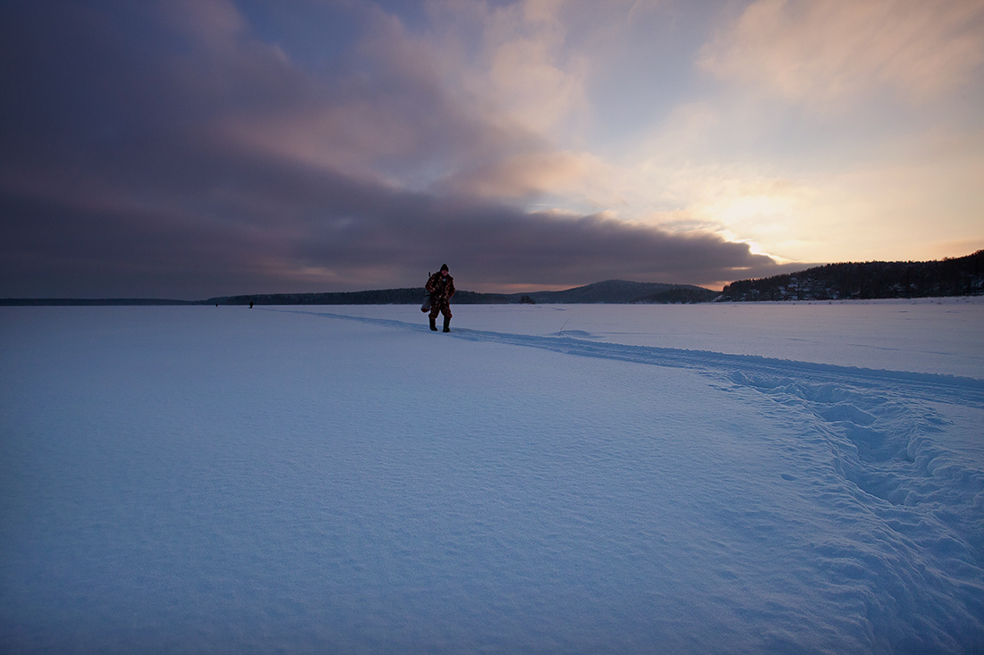 возвращение с рыбалки