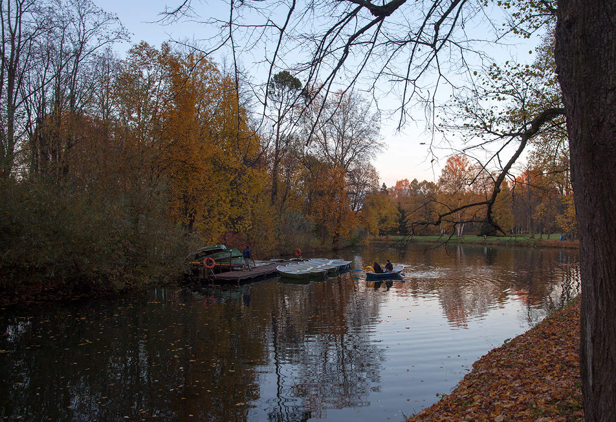 Холодный вечер в конце октября