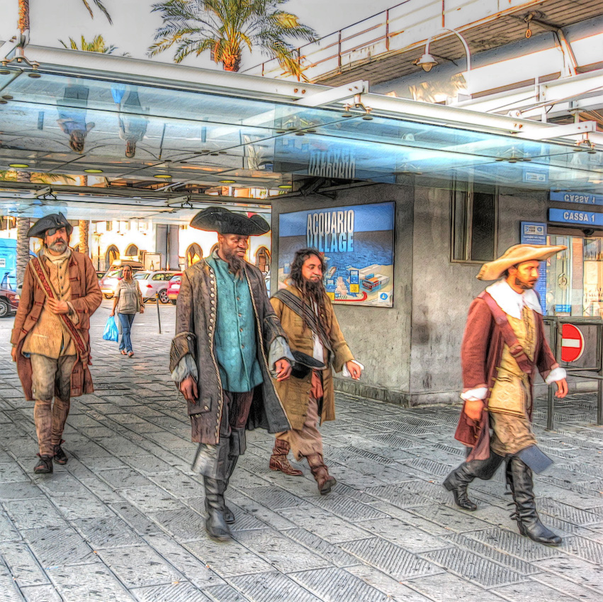 Пираты сошли на берег