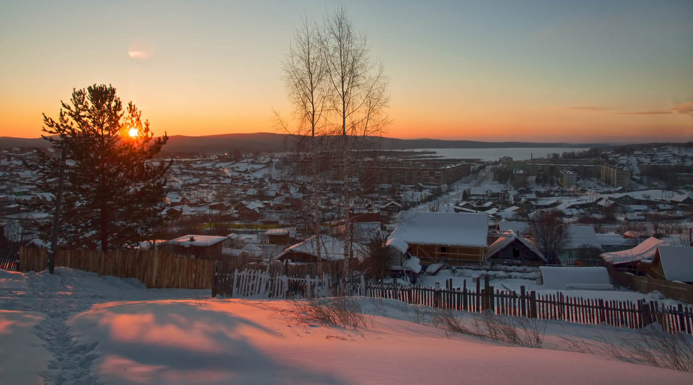 Утро в поселке