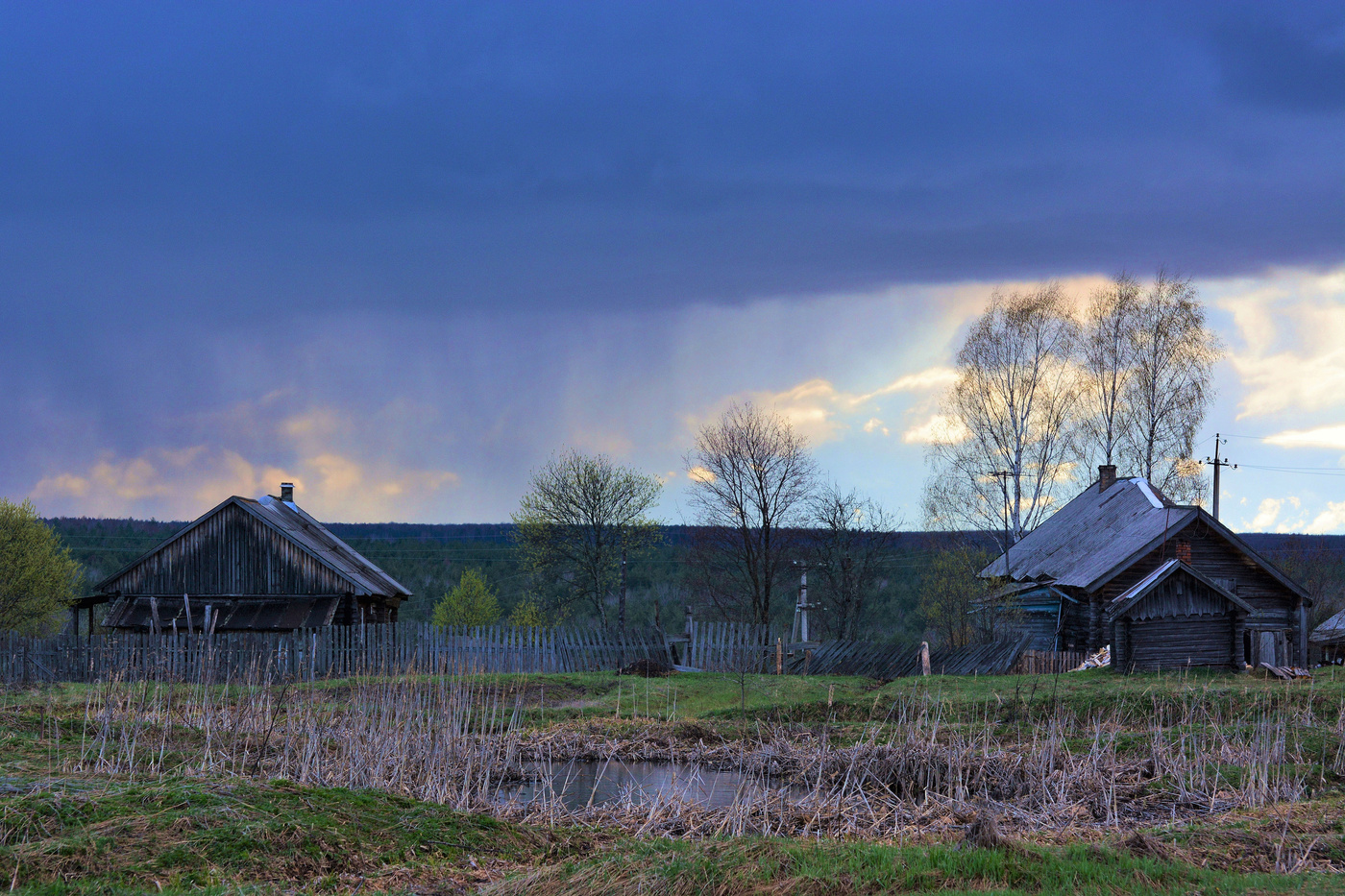 "Еще светло перед окном..."