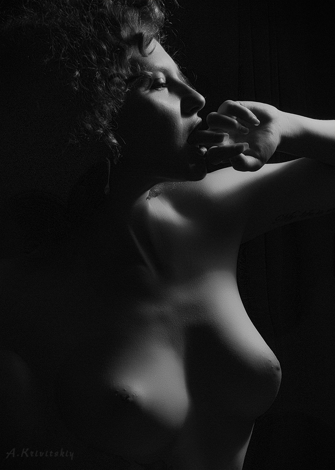 Portrait with shadows.