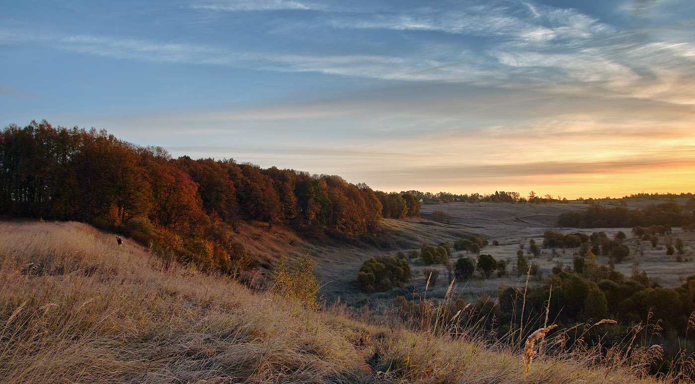 Первая изморозь- предвестник зимы...