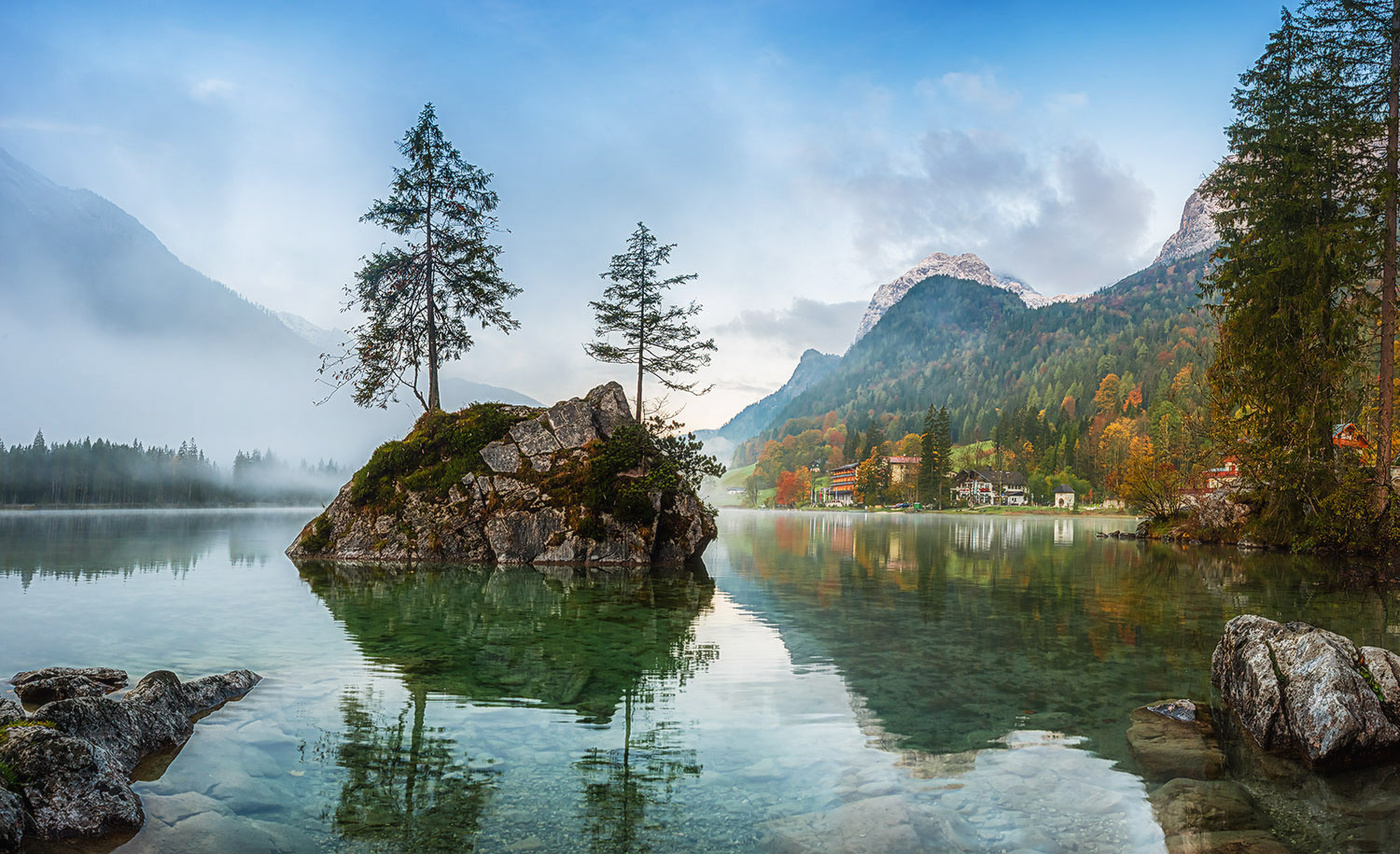 Осеннее утро Хинтерзее