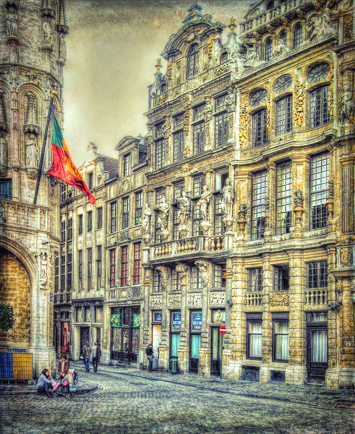 Покидая Гран Плац Брюсселя