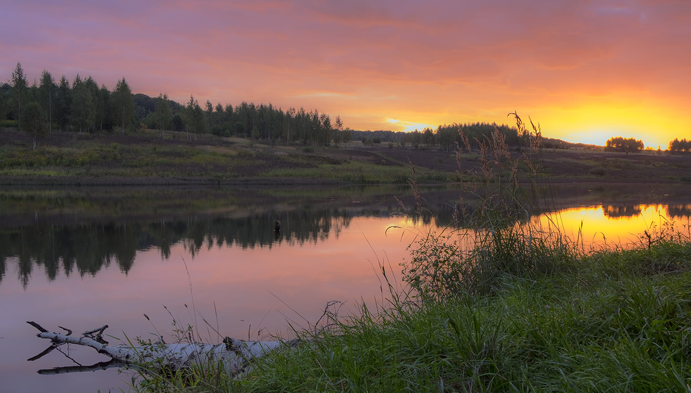 Красный рассвет....